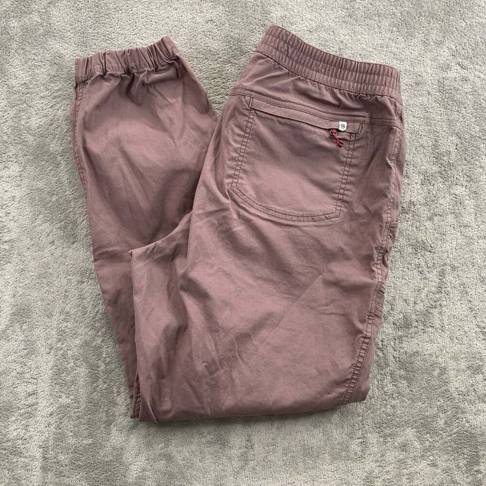 Mountain Hardwear Cargo Joggers Womens 12 Mauve Scrambler Pant Hiking Outdoor